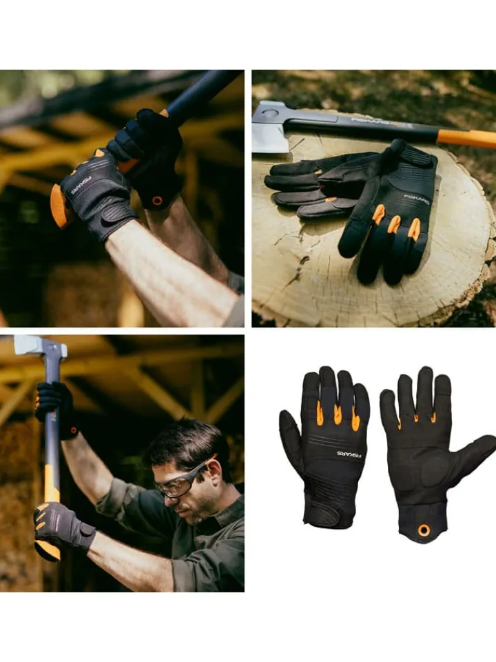 Fiskars Gartendekoration<Axt- und Werkzeug-Handschuh in Schwarz