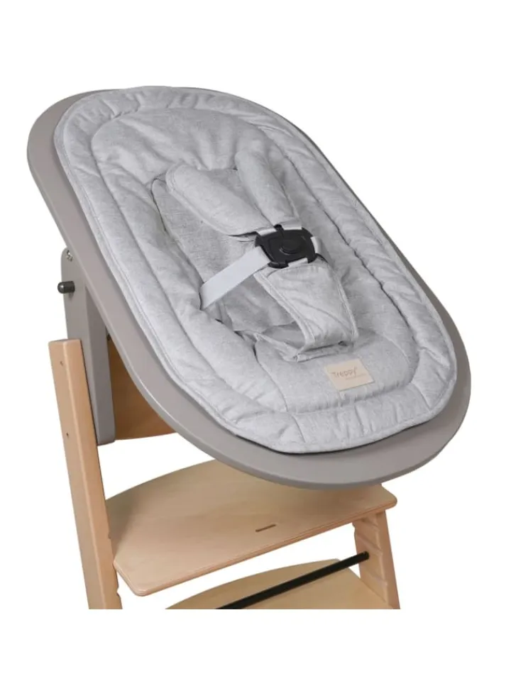 Treppy Babymöbel<Babyaufsatz für Hochstuhl in Grau ab 0 Monate