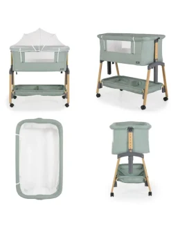 Cangaroo Babymöbel<Babybett, Beistellbett Adoro in grün