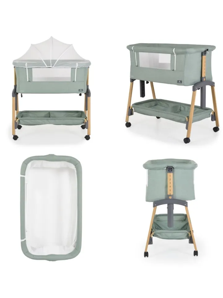 Cangaroo Babymöbel<Babybett, Beistellbett Adoro in grün