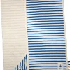 ebbe Wohndecken & Plaids<Babydecke "Sincere" in Blau/ Weiß - (L)80 x (B)80 cm