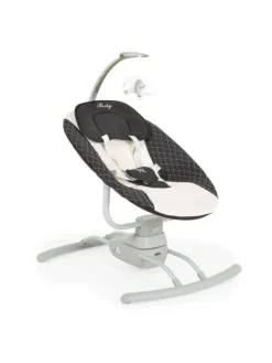 Moni Babymöbel<Babywippe elektrisch Rocky Kissen in natur