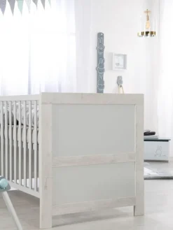 roba Möbel-Sets<Babyzimmer Set Mila Grau mit Kinderbett & Wickelkommode