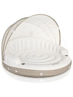 Intex Gartenspielzeug<Badeinsel "Canopy Island" in Weiß/ Beige