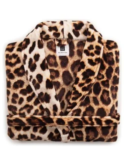 Zo!Home Badtextilien<Bademantel "Leopard" in Beige/ Braun