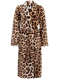 Zo!Home Badtextilien<Bademantel "Leopard" in Beige/ Braun