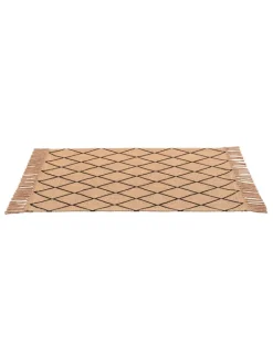 Wenko Badtextilien<Badematte ''Calama'' in Beige/ Schwarz - (L)80 x (B)50 cm