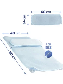 Maximex Badaccessoires<Badematte in Hellblau - (L)80 x (B)40 cm