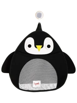 3 Sprouts Gartenspielzeug<Badenetz für Spielzeug "Pinguin" in Schwarz