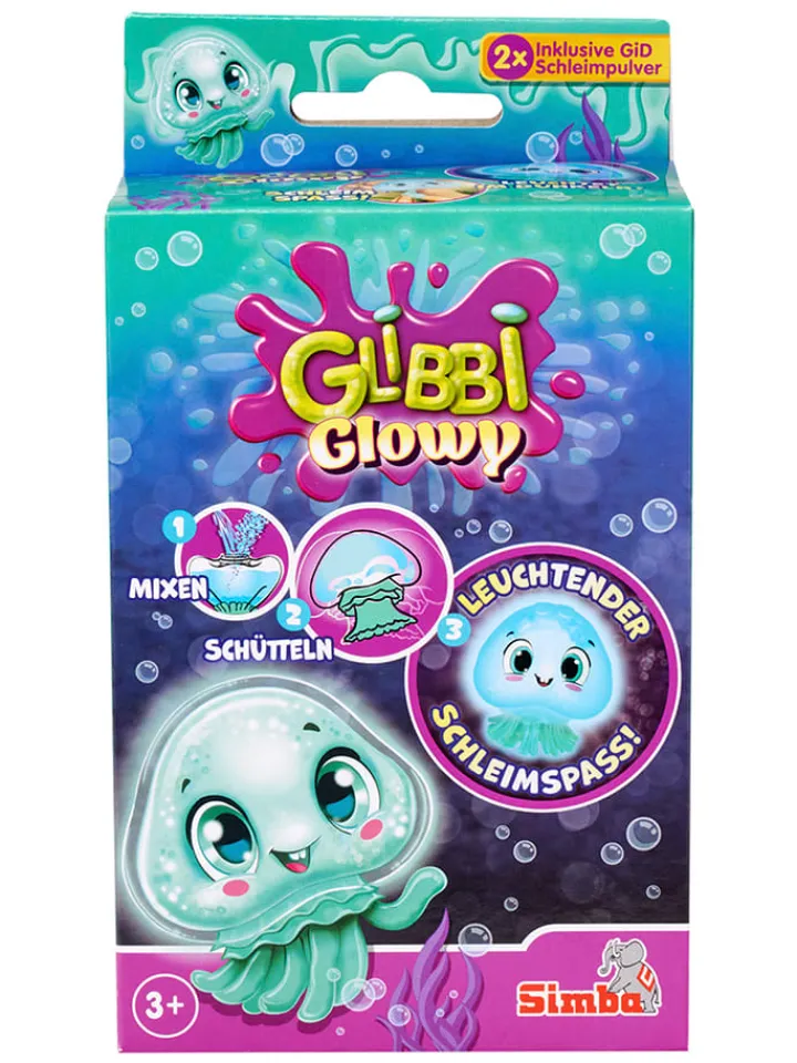 Simba Gartenspielzeug<Badeschleim "Glibbi Glowy" - ab 3 Jahren