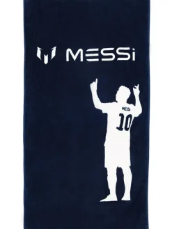 Messi Badtextilien|Badtextilien<Badetuch in Dukelblau - (B)50 x (H)100 cm