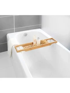 Wenko Badaccessoires<Badewanneneinlage in Hellbraun - (B)70 x (H)4,5 x (T)16 cm