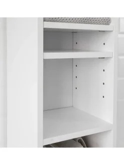 SoBuy Badmöbel<Badezimmer-Hochschrank in Weiß - (B)20 x (H)180 x (T)20cm