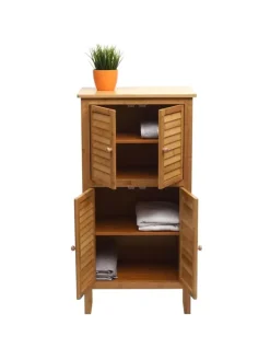 MCW Badezimmermöbel<Badezimmerschrank B18 mit 4 Türen