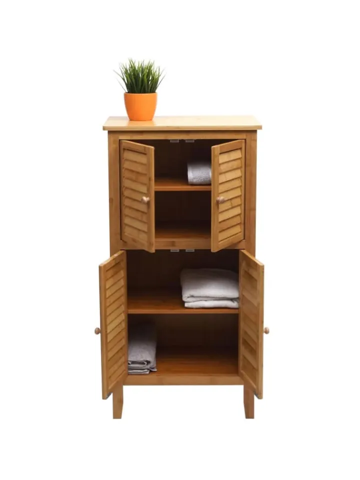 MCW Badezimmermöbel<Badezimmerschrank B18 mit 4 Türen