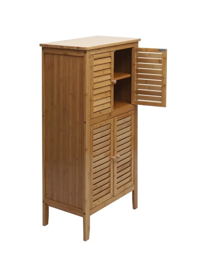 MCW Badezimmermöbel<Badezimmerschrank B18 mit 4 Türen