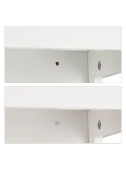 relaxdays Badmöbel<Badezimmerschrank in Weiß - (B)30 x (H)144 x (T)30 cm