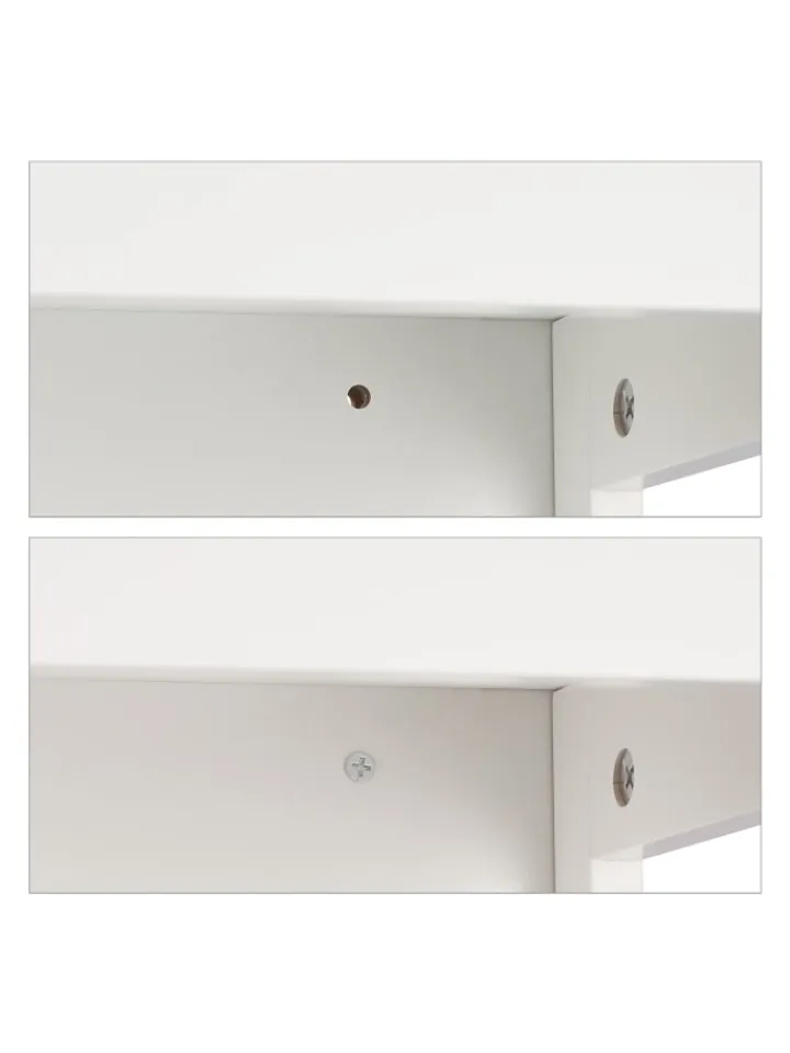 relaxdays Badmöbel<Badezimmerschrank in Weiß - (B)30 x (H)144 x (T)30 cm