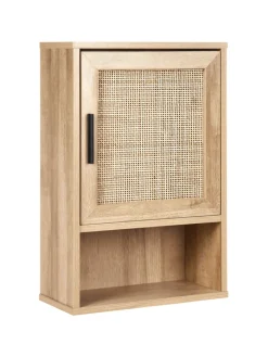 Beliani Badezimmermöbel<Badezimmerschrank ROSELL in /Braun - (W) 40 x (H) 60 x (L) 19 cm