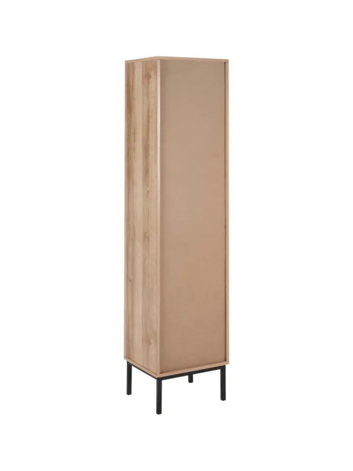 Beliani Badezimmermöbel<Badezimmerschrank ROSELL in /Braun - (W) 40 x (H) 165 x (L) 36 cm