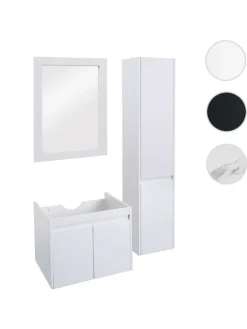 MCW Badezimmermöbel<Badezimmerset L86, Weiß