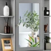 COSTWAY Badezimmermöbel<Badezimmerspiegelschrank in Grau