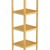 Schütte Badmöbel|Badezimmermöbel<Badezimmer-Standregal in Hellbraun - (B)33 x (H)110 x (T)33 cm