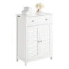 SoBuy Badezimmermöbel<Badkommode in Weiß - (B)60 x (H)87 x (T)35cm