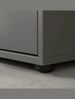 KADIMA DESIGN Badezimmermöbel<Badmöbel Set 5-tlg. XXL Badschrank Unterschrank Badkommode Badset in Graphit