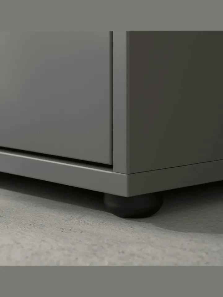 KADIMA DESIGN Badezimmermöbel<Badmöbel Set 5-tlg. XXL Badschrank Unterschrank Badkommode Badset in Graphit
