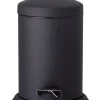 Bloomingville Mülleimer<Badmülleimer "Loupi" in Schwarz - (H)27 cm