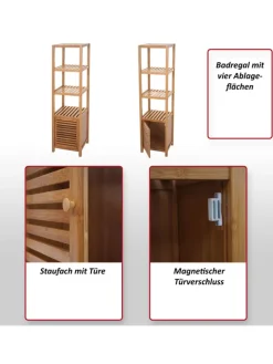 MCW Badezimmermöbel<Badregal B18, 80x36x34cm
