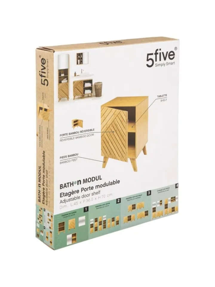5five Simply Smart Badmöbel|Badezimmermöbel<Badschrank in braun
