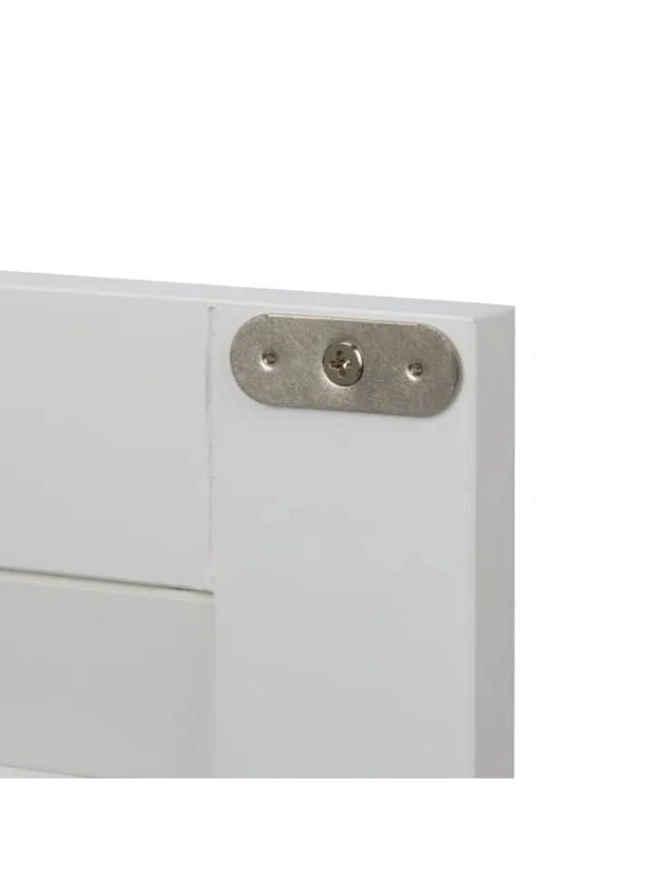 relaxdays Badmöbel<Badschrank in Weiß - (B)60 x (H)80 x (T)29 cm