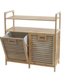 MCW Badezimmermöbel<Bambus Badezimmerschrank N83