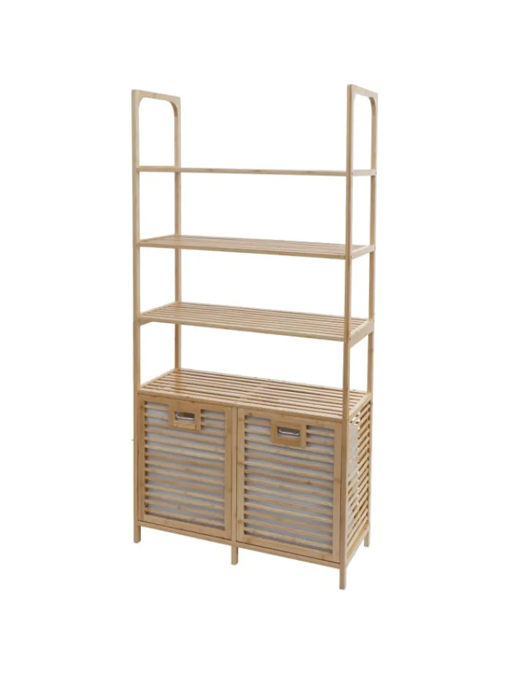 MCW Badezimmermöbel<Bambus Badezimmerschrank N83