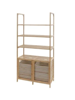 MCW Badezimmermöbel<Bambus Badezimmerschrank N83