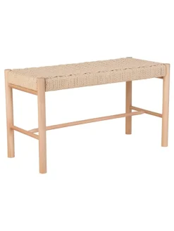 House Nordic Sitzmöbel<Bank "Abano" in Beige - (B)80 x (H)45 x (T)35 cm