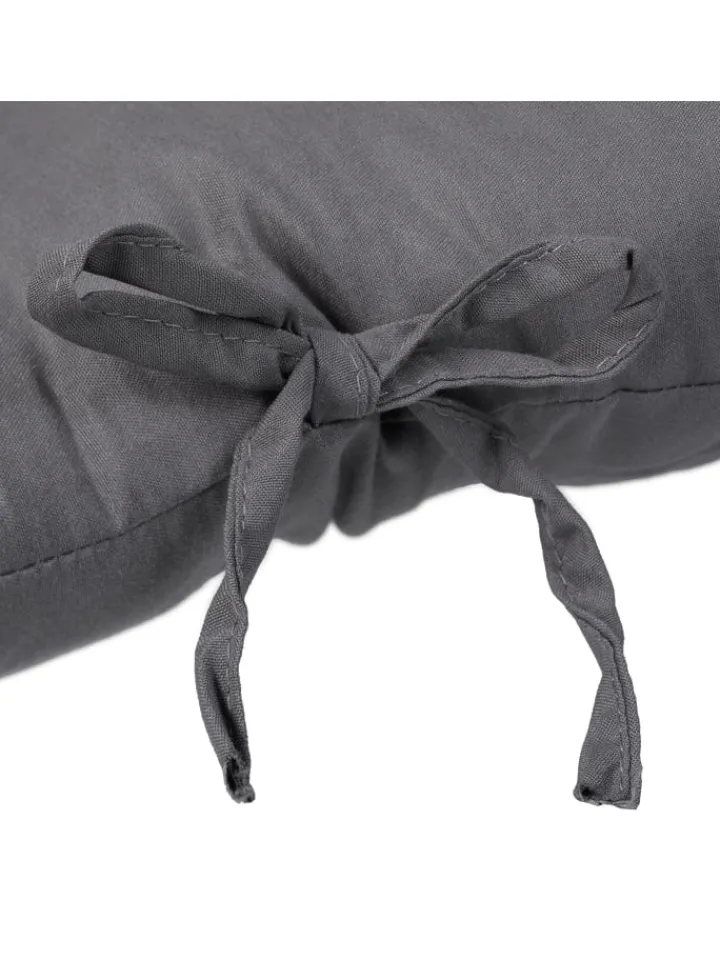 relaxdays Gartenmöbel<Bankauflage in Grau - (B)180 x (H)7 x (T)50 cm