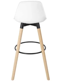 Ethnical Life Sitzmöbel<Barhocker in Weiß - (B)37 x (H)91 x (T)41 cm