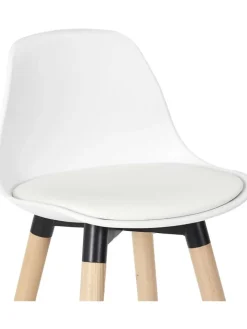 Ethnical Life Sitzmöbel<Barhocker in Weiß - (B)37 x (H)91 x (T)41 cm
