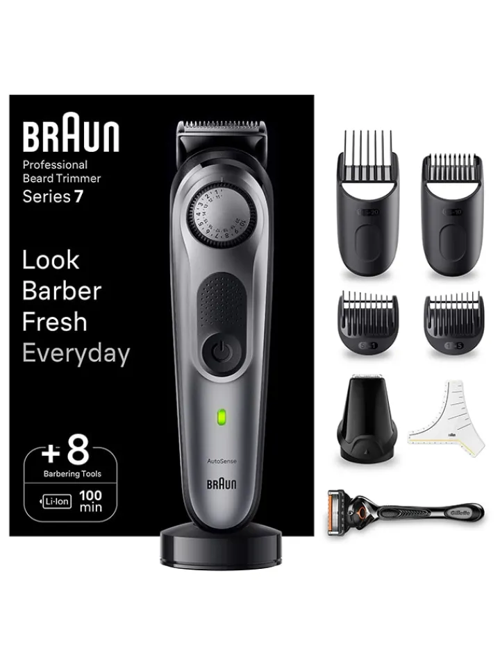 Braun Technik|Pflege & Gesundheit<Barttrimmer "Series 7 - BT7420" in Silber