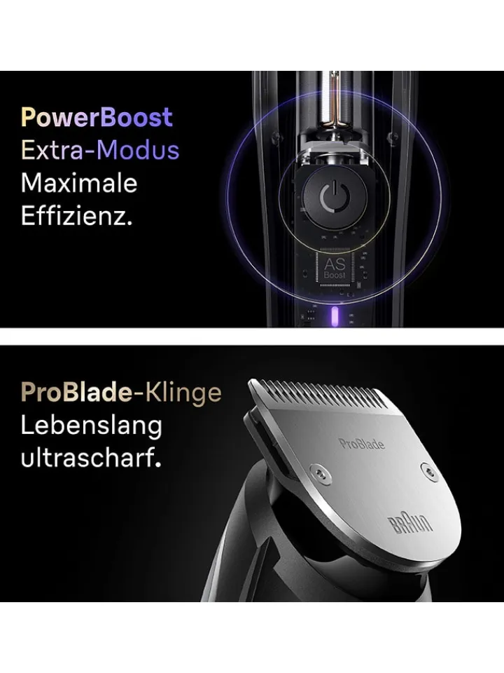 Braun Technik|Pflege & Gesundheit<Barttrimmer ''Series 9'' in Chrom