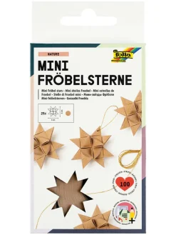 folia PAPER Kreativbedarf & Do-It-Yourself<Bastelpapier für Mini-Fröbelsterne "Nature" in Hellbraun