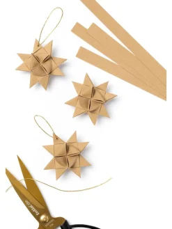 folia PAPER Kreativbedarf & Do-It-Yourself<Bastelpapier für Mini-Fröbelsterne "Nature" in Hellbraun