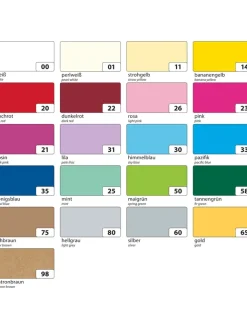 folia PAPER Kreativbedarf & Do-It-Yourself<Bastelset "Doppelkarten 220g/m²" in Weiß
