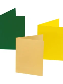 folia PAPER Kreativbedarf & Do-It-Yourself<Bastelset "Doppelkarten 220g/m²" in Weiß