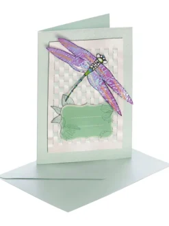 folia PAPER Kreativbedarf & Do-It-Yourself<Bastelset "Doppelkarten Perlmutt" in Türkis/ Rosa/ Creme
