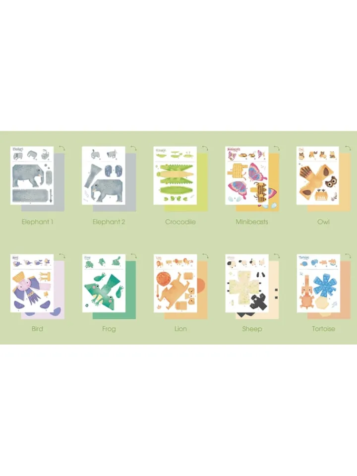 Edukalu Kreativbedarf & Do-It-Yourself<Bastelset "Origami - Animals" - ab 5 Jahren