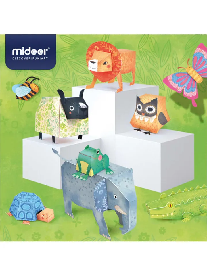 Edukalu Kreativbedarf & Do-It-Yourself<Bastelset "Origami - Animals" - ab 5 Jahren
